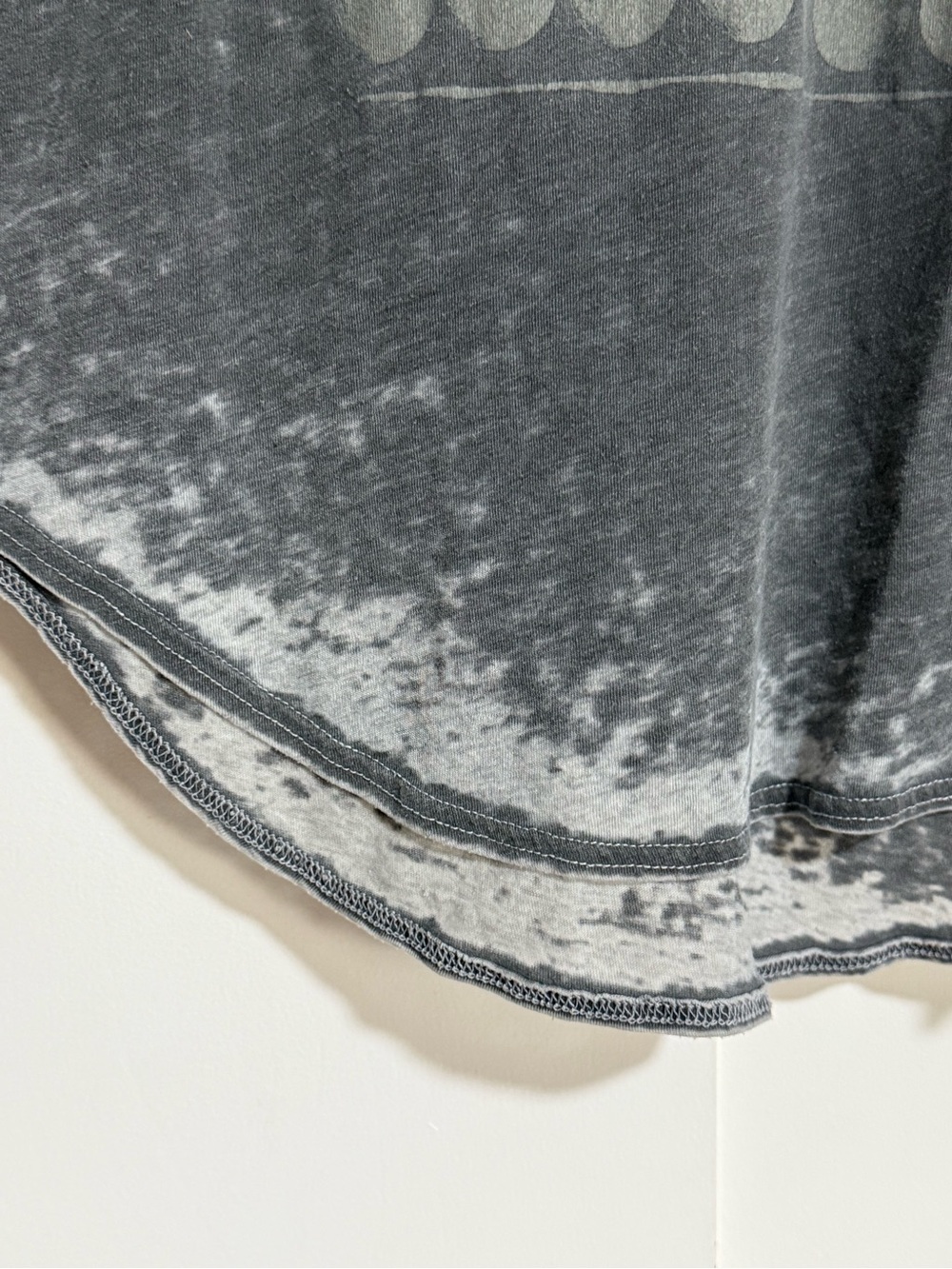 Chaser Moon Phase Burnout Graphic Tee Celestial Boho Gray Muscle Top Medium - Picture 9 of 14